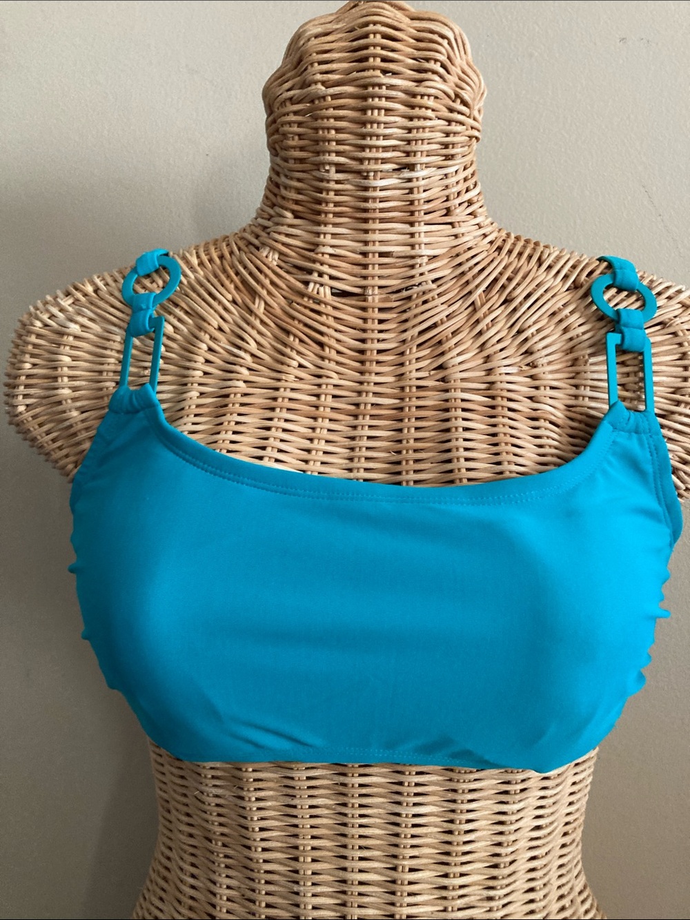 Bikini Top with Decorative Strap Rings 36C